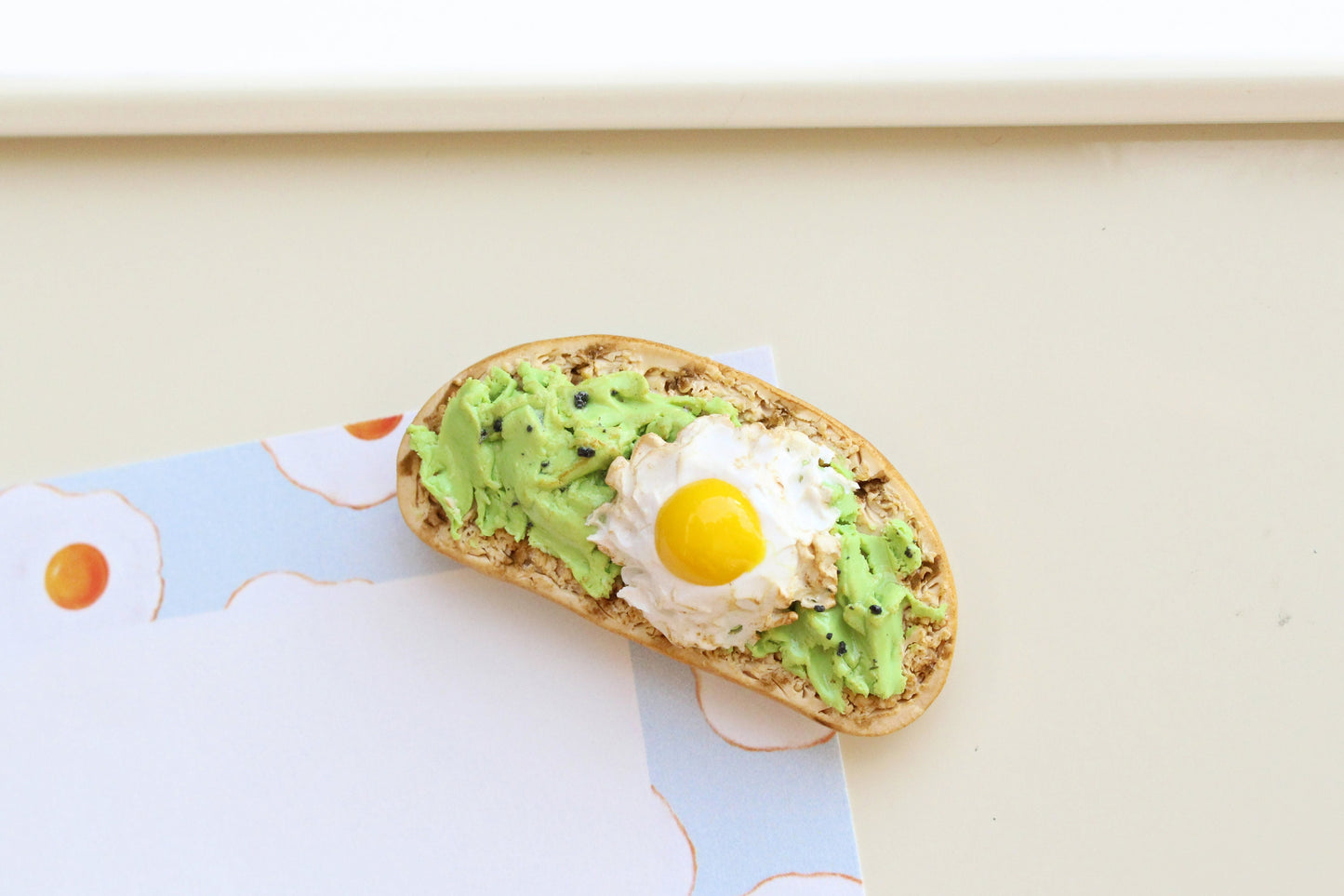 Avocado Toast and Fried Egg Fridge Magnet