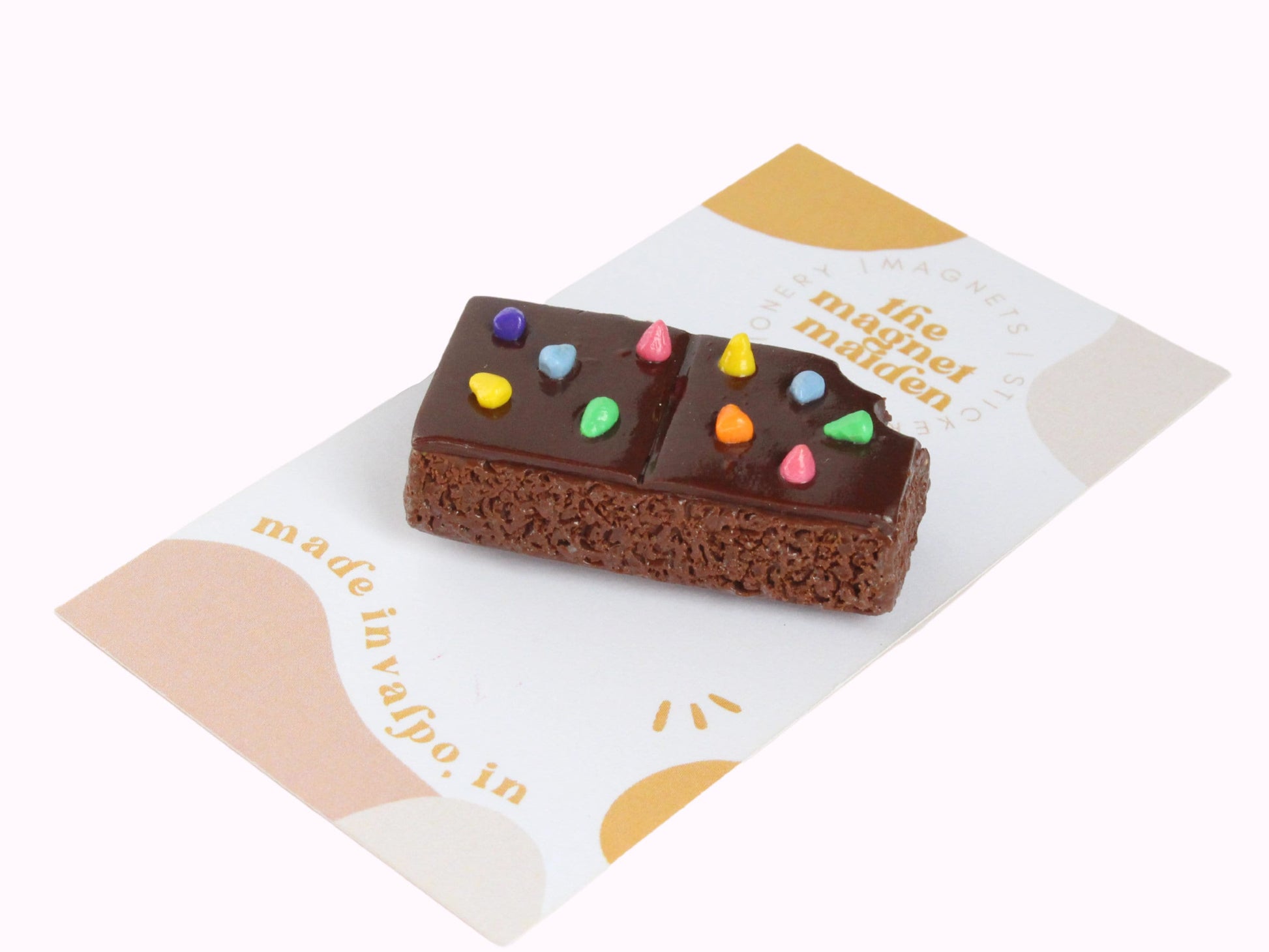 Chocolate Brownie Fridge Magnet
